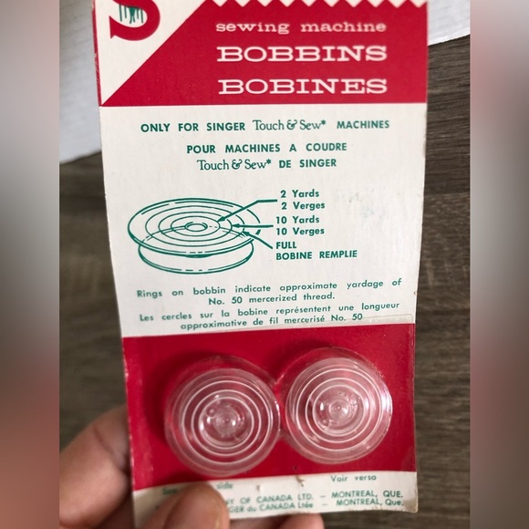 Vtg NOS Singer Sewing Machine Bobbins - Picture 8 of 9